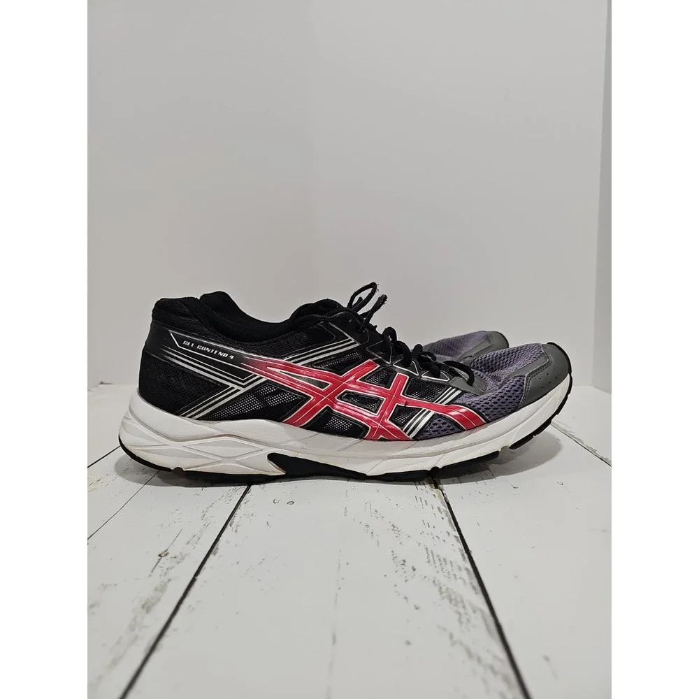Asics Mens Gel Contend 4 RunningShoe Size 13 Gray And Red